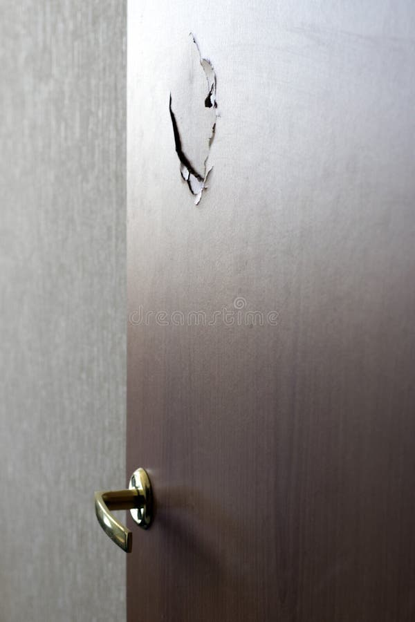 Broken door stock images