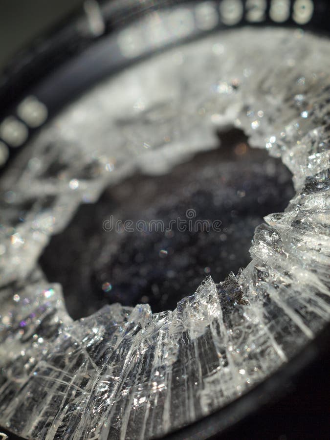 Broken Glass Camera Lens stock photo. Image of smashed 38079542