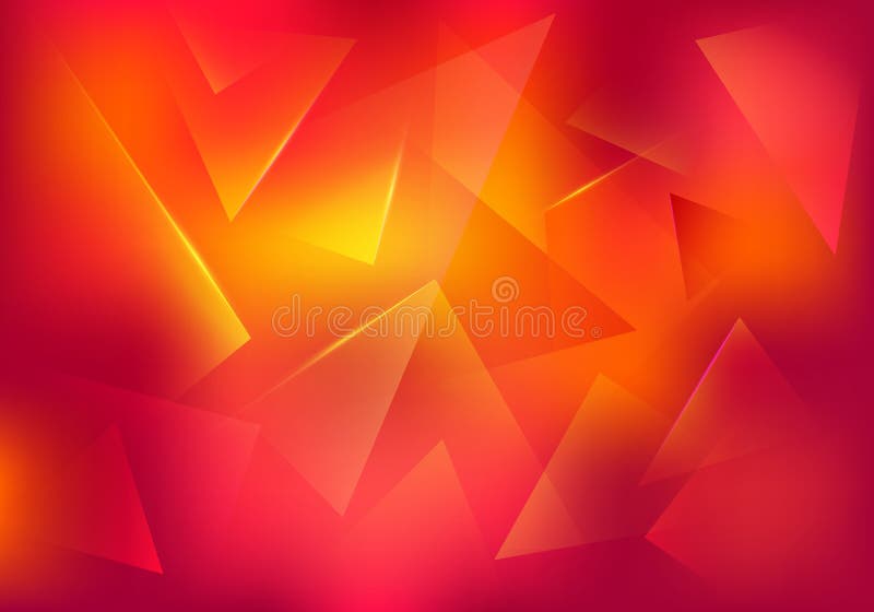 Broken Glass Red and Yellow Background. Abstract Bg for Dj Party Posters, Banners or Advertisements.