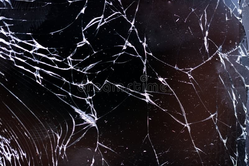 Broken Glass of a Smartphone Display Stock Image Image of glass