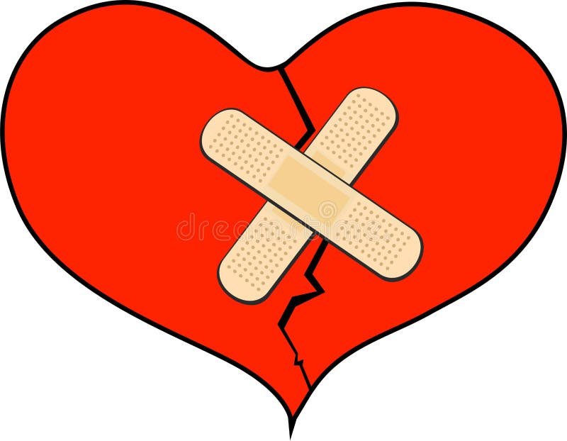 Broken Heart Bandage Stock Illustrations – 403 Broken Heart ...