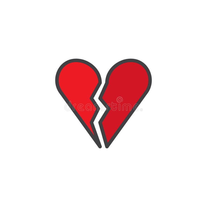 Broken Heart Pixel Stock Illustrations – 495 Broken Heart