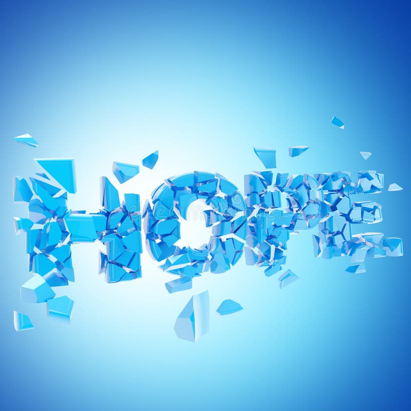 Word PR Broken into Pieces Background Stock Illustration Illustration