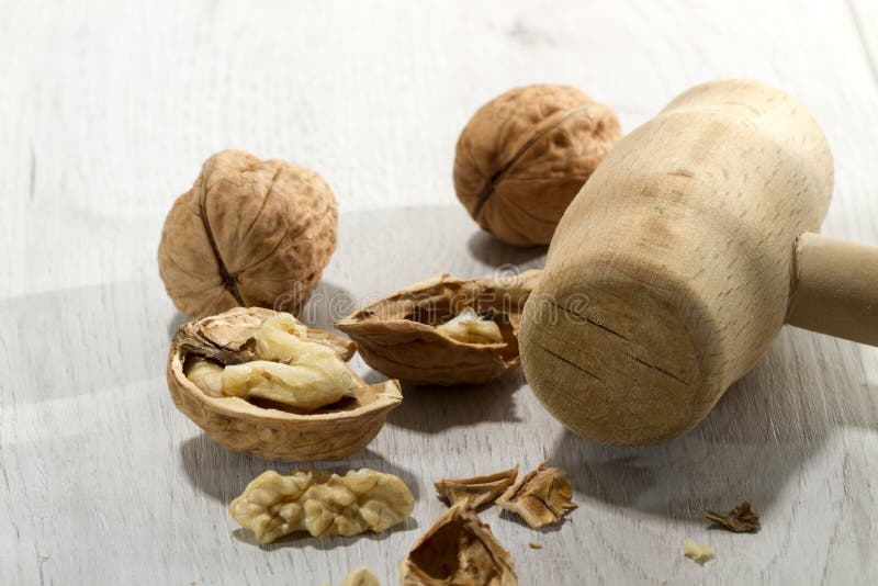 Broken Nuts 2 Stock Photo Image 61943593