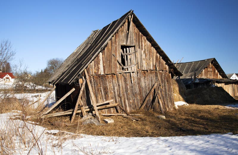 The broken shed