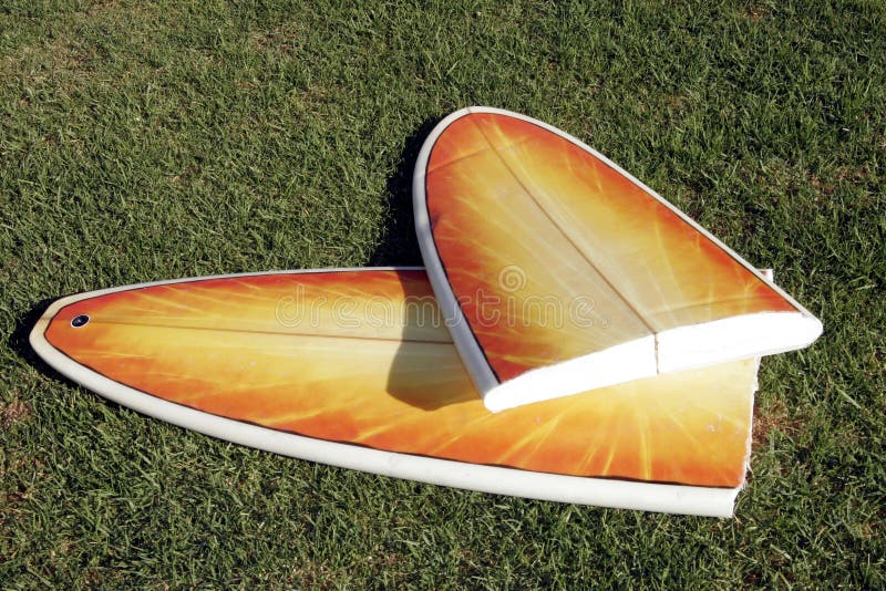 Broken Surfboard stock image. Image of snapped, surfing 1866951