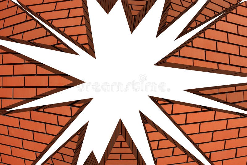 Broken wall explosion stock illustration Broken wall explosion stock illustration
