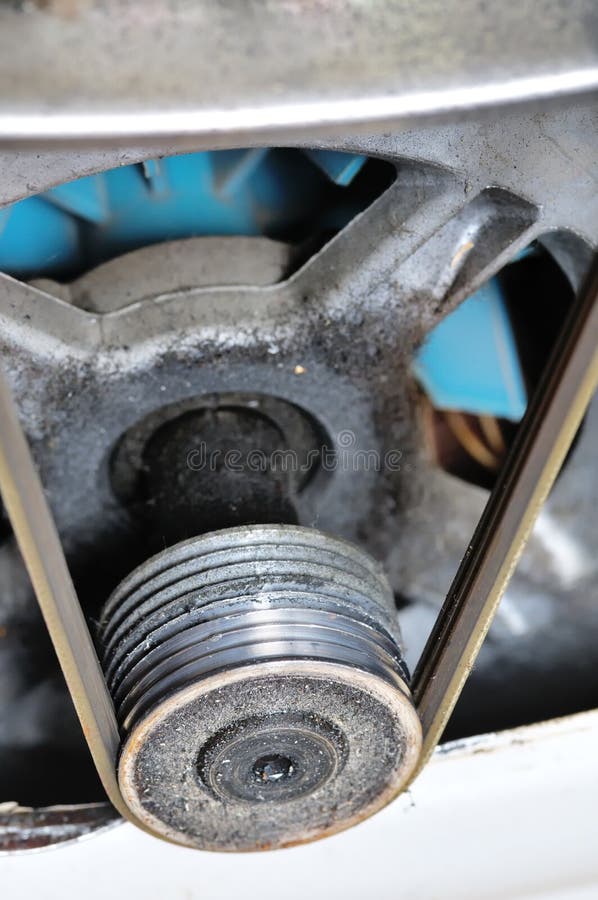 Broken washing machine. stock photo. Image of dirt, wheel 17213212