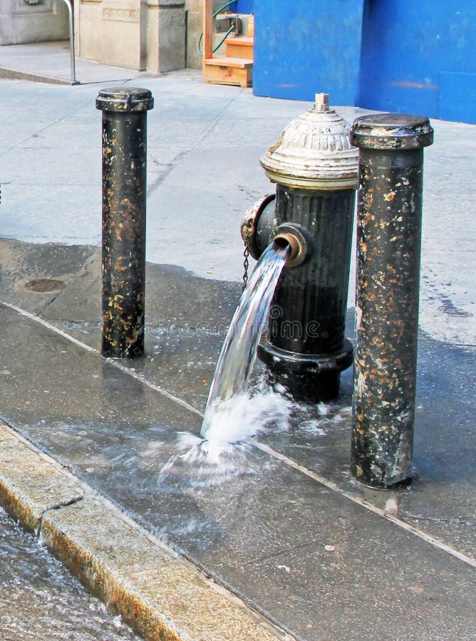 Broken Water Pipe stock photo. Image of street, plumbers 25895274