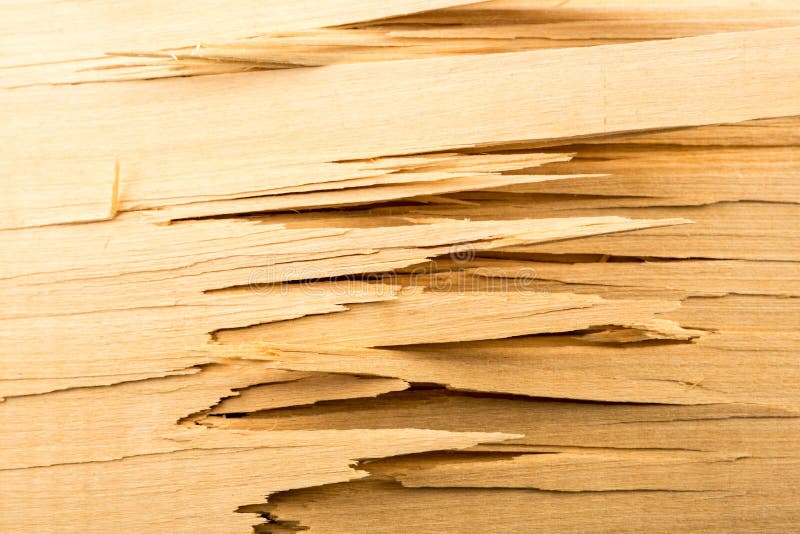 Broken wooden planks stock image