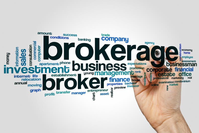 Brokerage word cloud