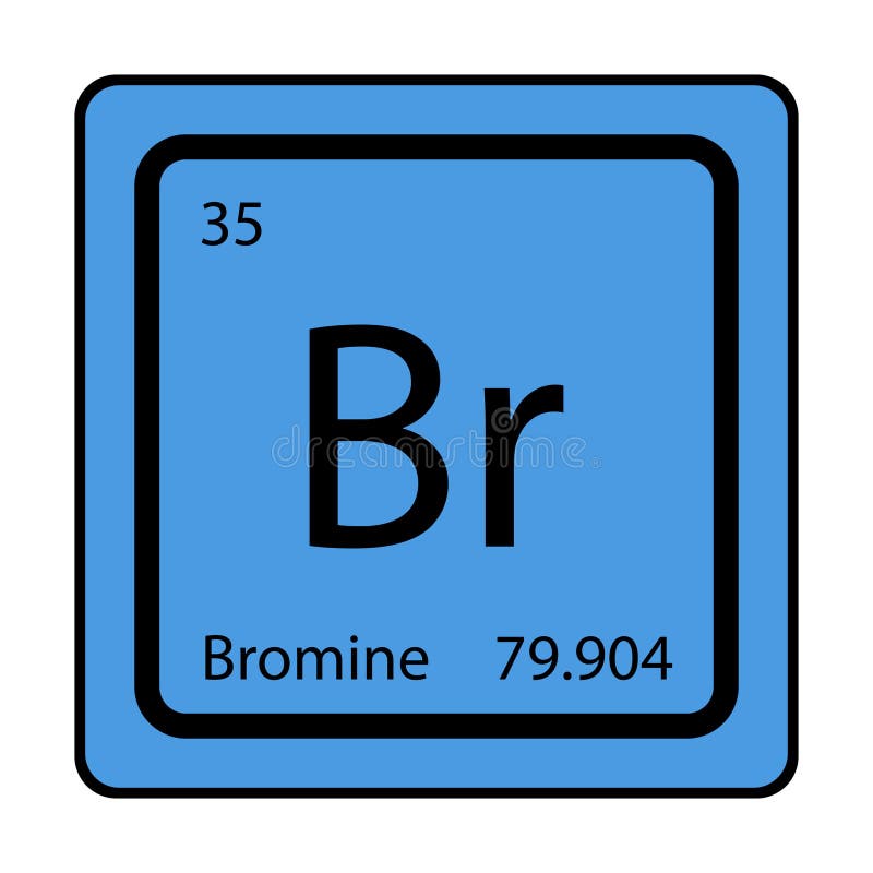 Bromine icon vector stock illustration. Illustration of food 286526359