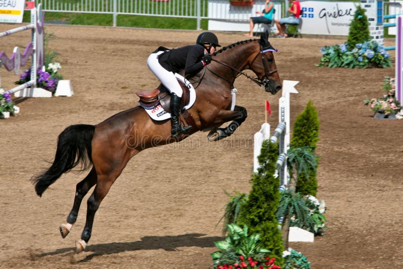 Bromont jeździec turniejowy koński skokowy