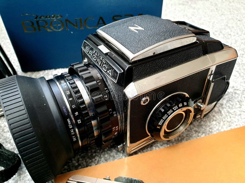 Bronica S2A Medium Format Film Camera Editorial Stock Image Image of