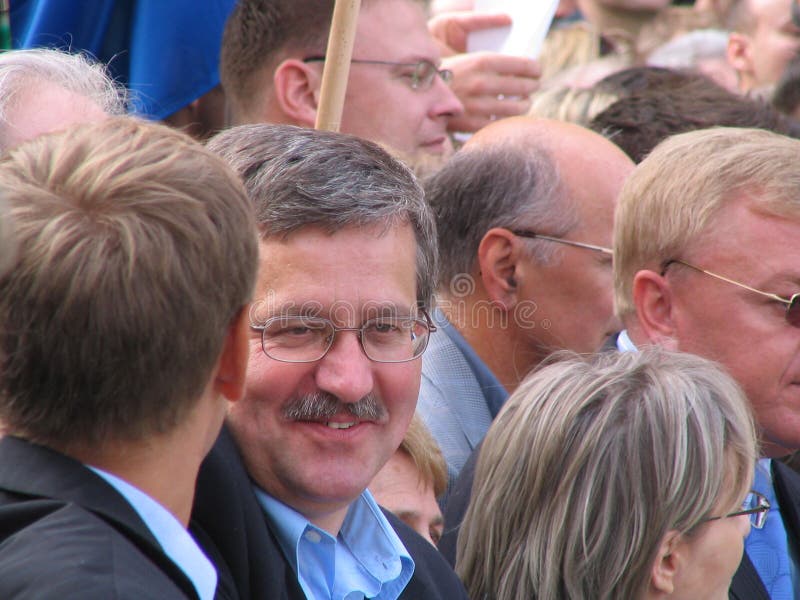 Bronislaw komorowski zdjęcia royalty free