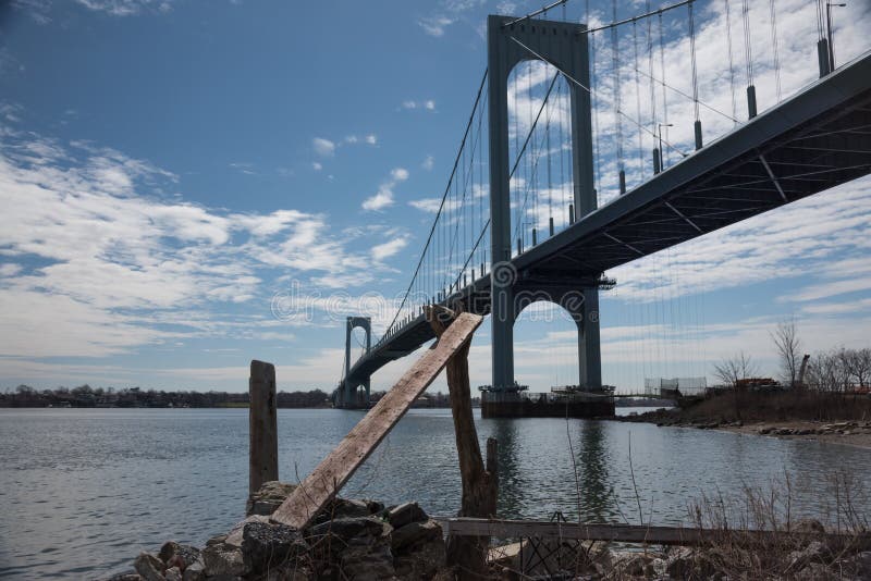 Bronx-Whitestone Bridge connecting Bronx to the Queens in New York City.