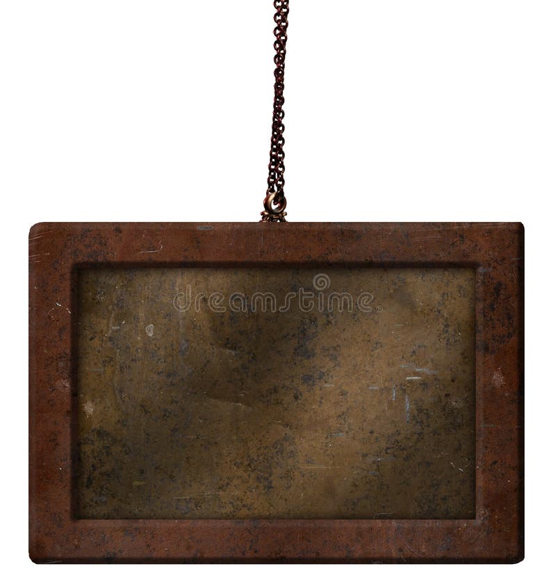 Bronze en laiton d'en cuivre de chaîne de rouille de bouclier en métal vieux images libres de droits Bronze en laiton d'en cuivre de chaîne de rouille de bouclier en métal vieux images libres de droits