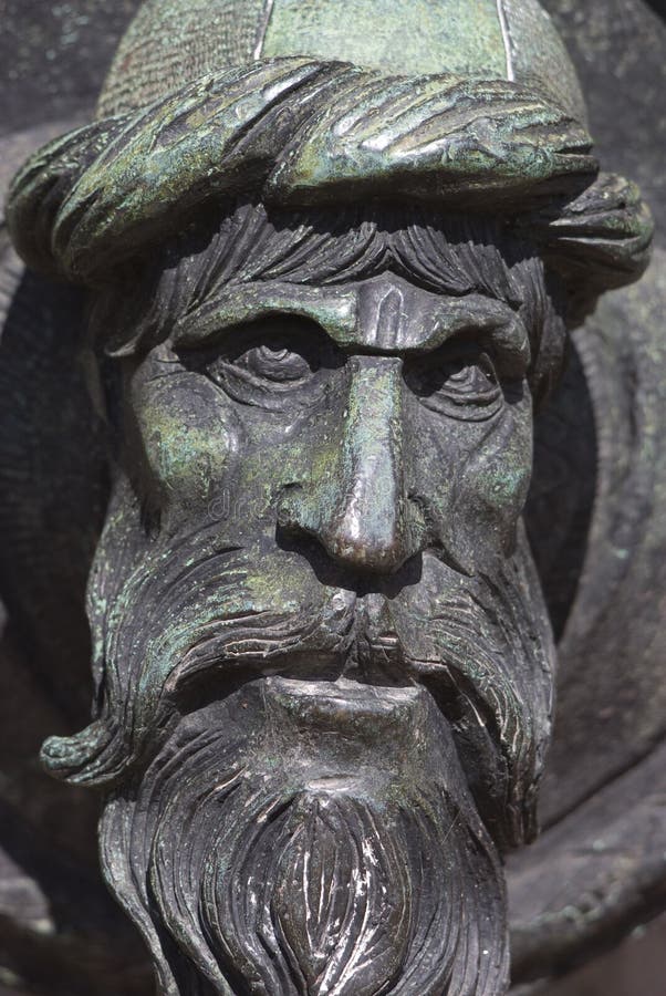 Bronze face stock image. Image of sculpture, bronze, head 5890483