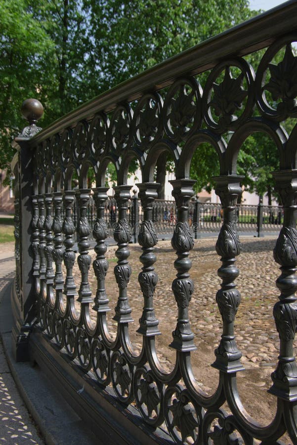 Bronze fence