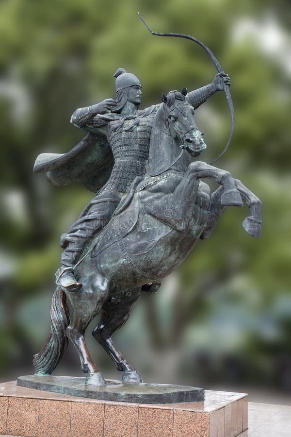 Art Deco Bronze Anciant Warrior Scythian Archer Bowman Statuette Figurine Figure 