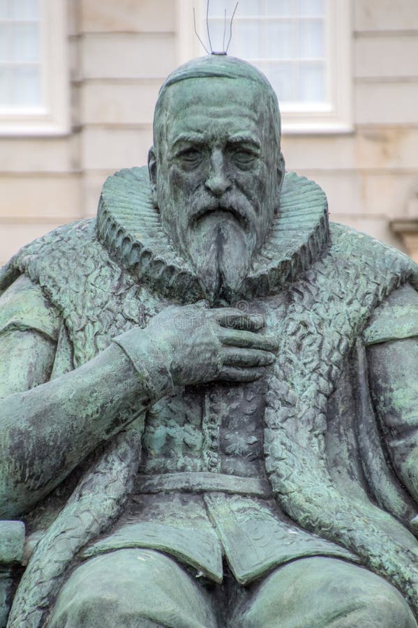 Bronze Statue Of Johan Van Oldenbarnevelt At Den Haag City The Netherlands 2018 stock photo Bronze Statue Of Johan Van Oldenbarnevelt At Den Haag City The Netherlands 2018 stock photo