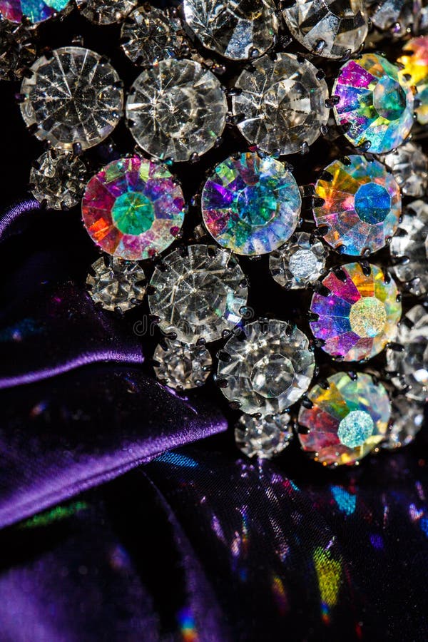 Brooch with Brilliant Stones Stock Image Image of background, jewlery