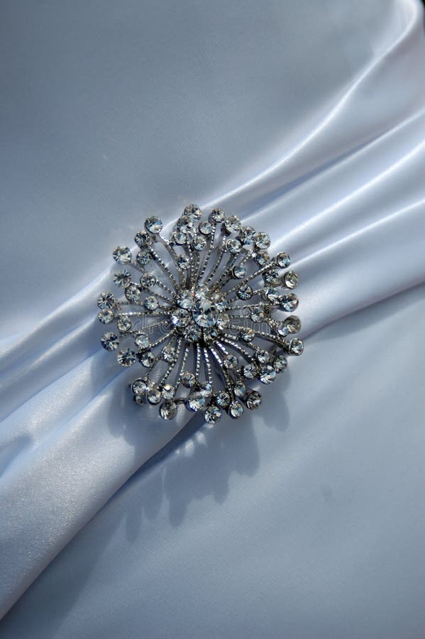 Fashion Rhinestone Crystal Safety Pin Scarf Coat Gown Clip Brooch Silver  White | Jumia Nigeria