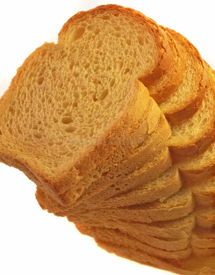 Bread laying on a white background. Bread laying on a white background