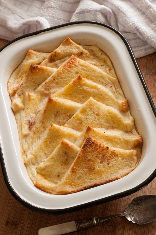 Brood en Boterpudding stock foto Brood en Boterpudding stock foto