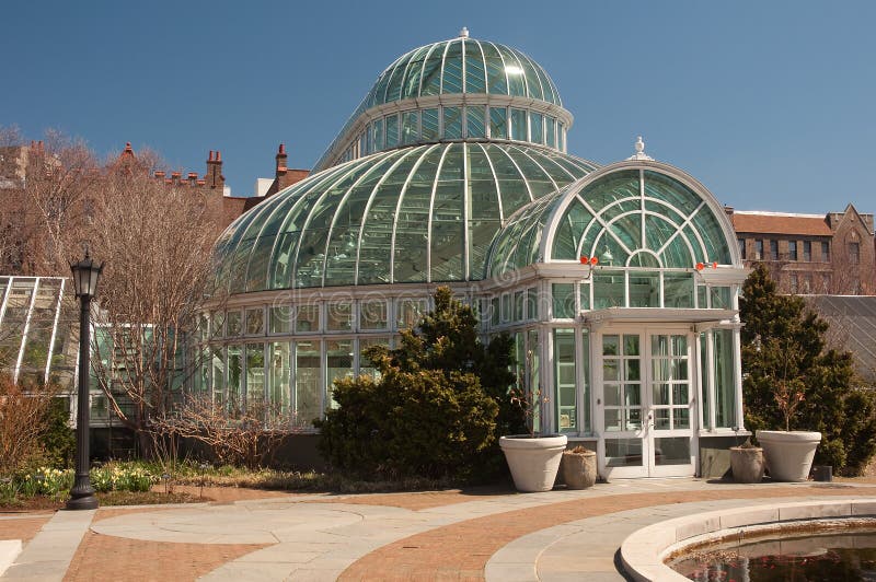Botanic Gardens gates editorial stock image. Image of plants 28134244