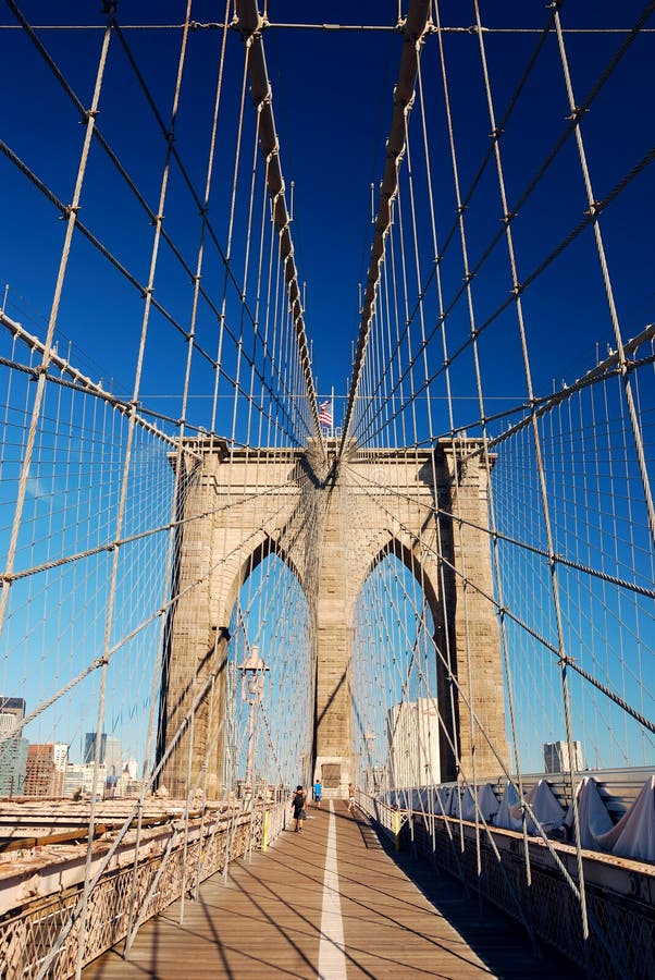 The Brooklyn bridge stock image. Image of vintage, grunge - 17943077