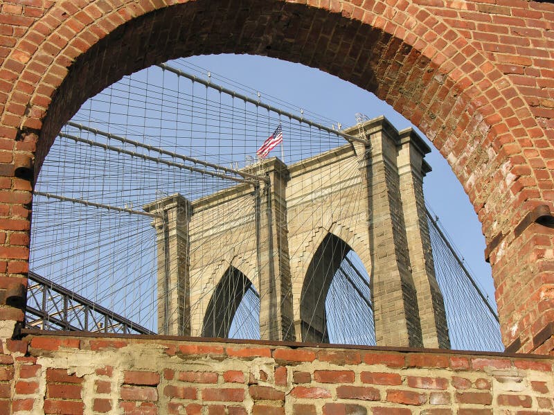 Download Brooklyn Bridge stock image. Image of landmark, bridge - 466653
