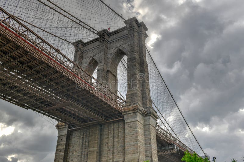 Brooklyn Bridge City Hall Subway Station New York City Stock Photo