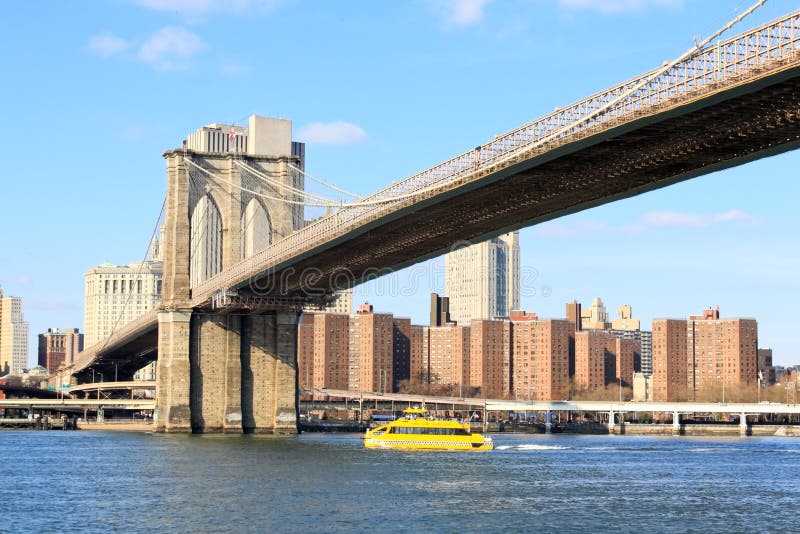The Brooklyn bridge in New York