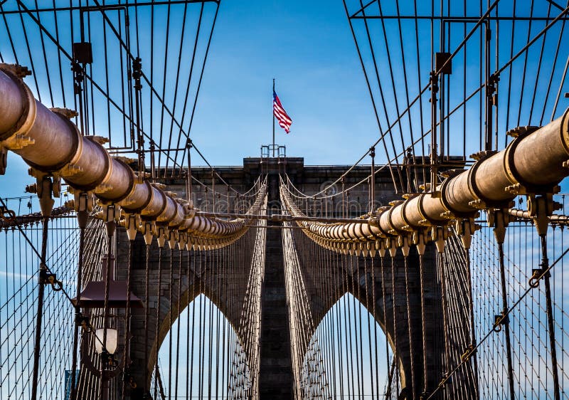 Brooklyn Bridge, New York royalty free stock image Brooklyn Bridge, New York royalty free stock image