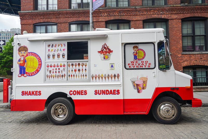 Ice Cream Truck In Flushing Meadows Corona Park Editorial Photography Image Of Mister Service