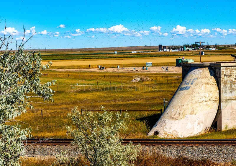 Brooks Aquaduct National Historic Site Brooks Alberta Canada Stock