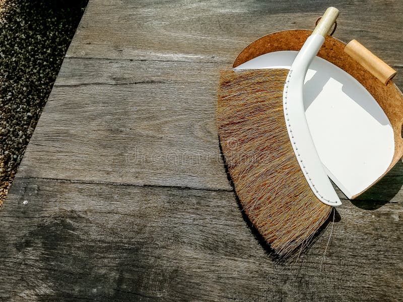 Broom and dustpan stock image. Image of close, housework 135833959