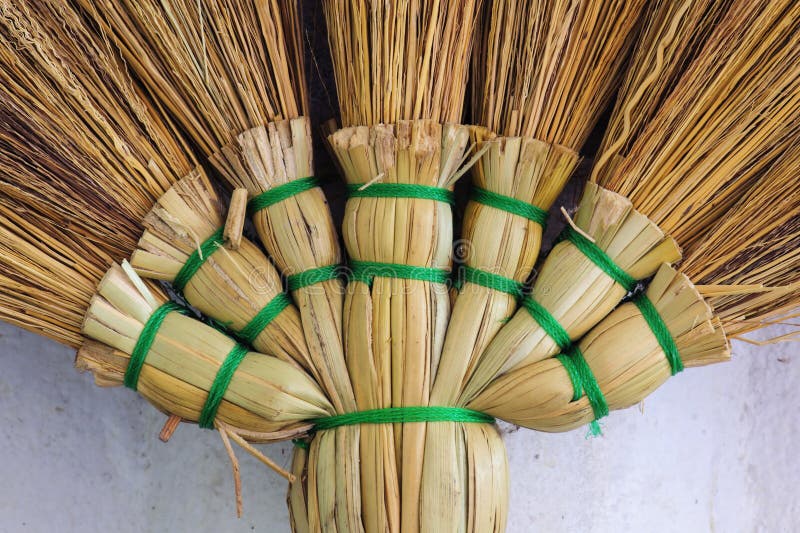 Broom House Cleaning Equipment Close Up Stock Photo Image of besom