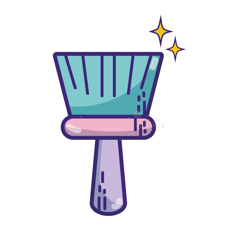 Broom Sweep Equipment To Clean House Stock Vector Illustration of