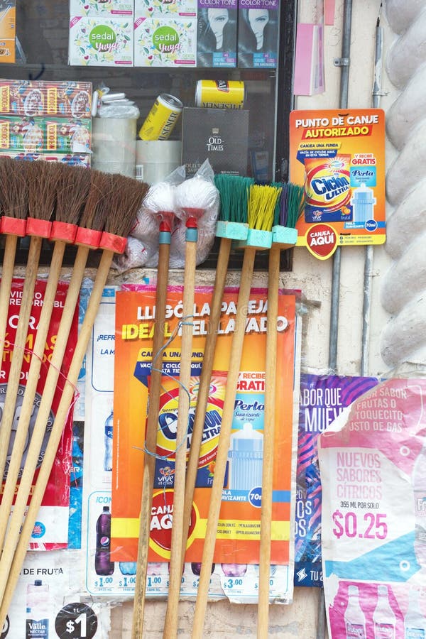 Brooms On Display At HOMI, Home International Show In Milan, Italy