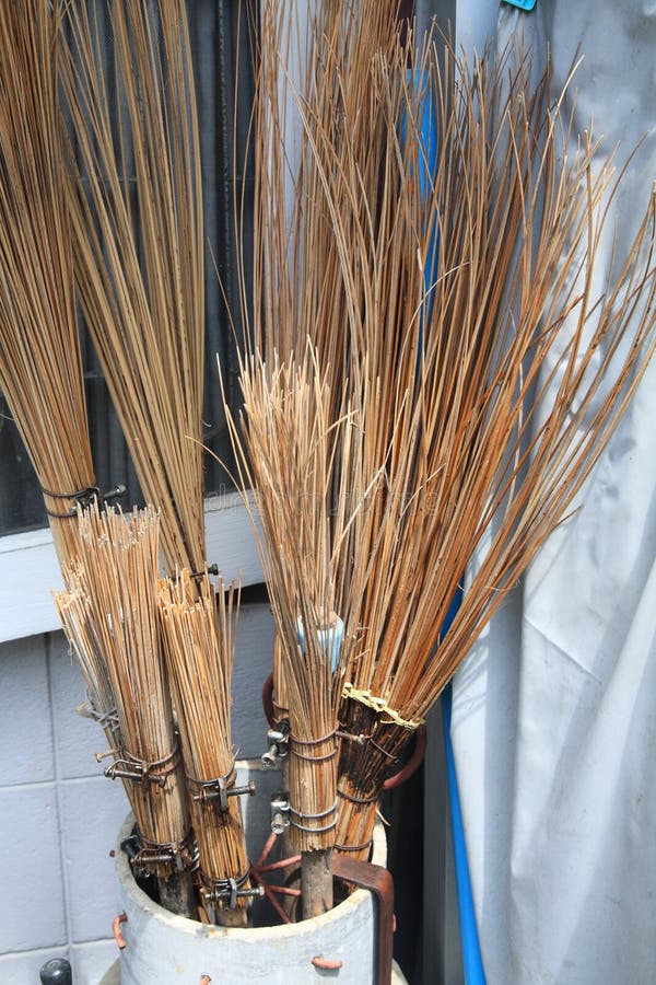 Brooms Made from Coconut Leaf Stock Photo Image of home, besom 43427552