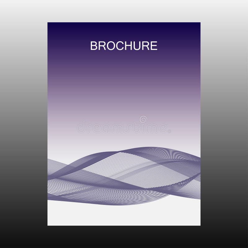 broschüre Abdeckung der Broschüre Schablonendesignbroschüren Blaue Linie, Streifen, Welle, Fluss Vektor vektor abbildung broschüre Abdeckung der Broschüre Schablonendesignbroschüren Blaue Linie, Streifen, Welle, Fluss Vektor vektor abbildung