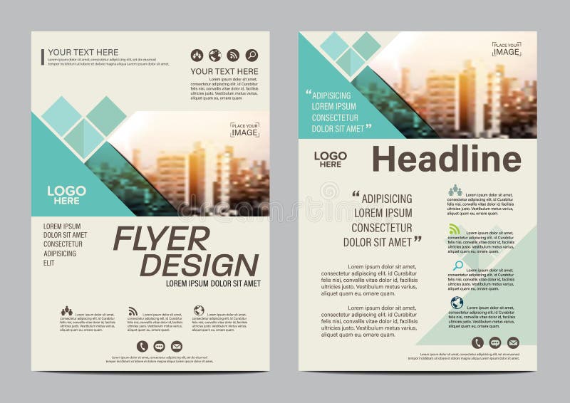Broschürenplan-Designschablone Moderner Hintergrund Jahresbericht-Flieger-Broschürenabdeckung Darstellung Illustration in A4