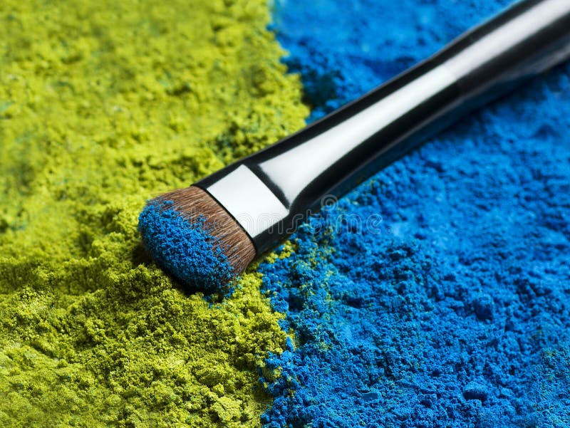 Brosse de maquillage image stock Brosse de maquillage image stock