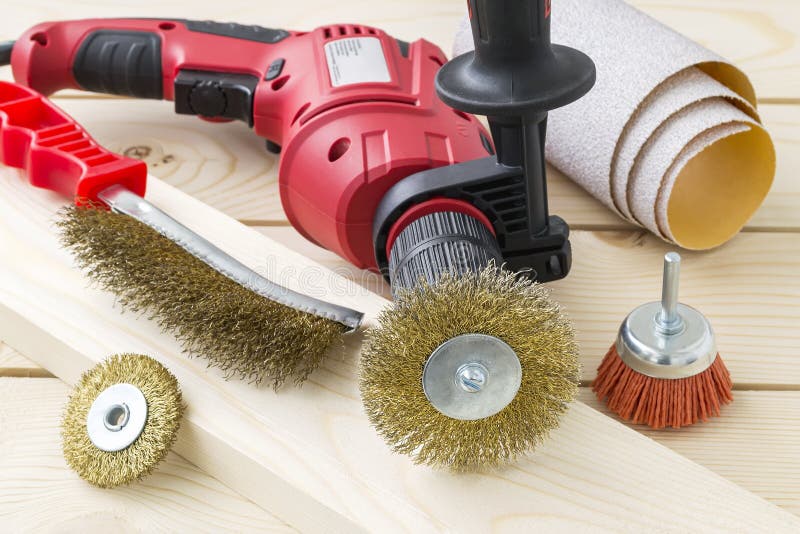 Brosses De Forage, De Papier De Verre Et D'abrasion Avec Fil