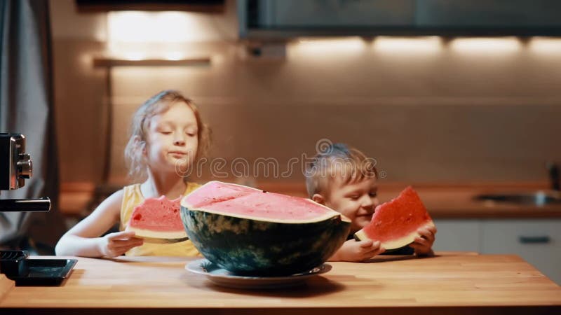 Portrait Of Cute Little Boy Sitting At The Table On The ...