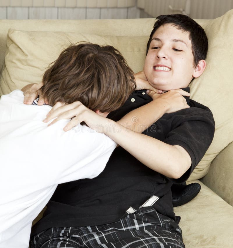 Brothers Fighting stock photo Brothers Fighting stock photo