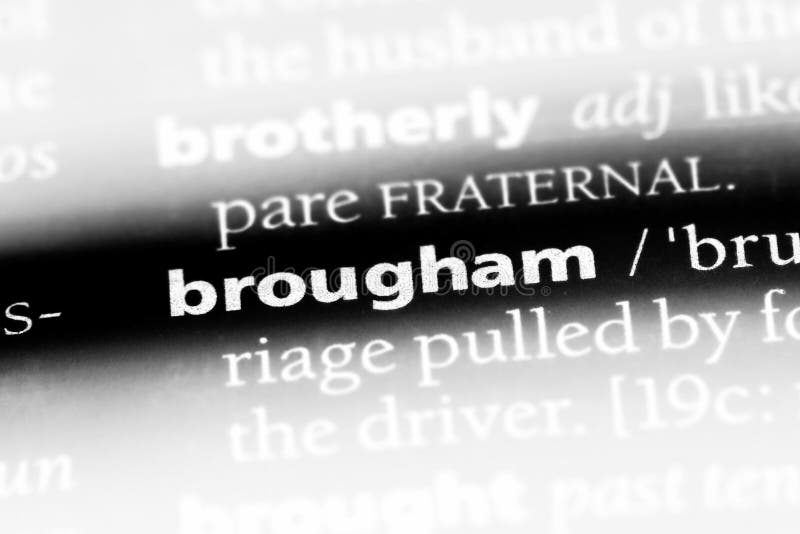 Brougham stock image. Image of page, english, idea, book 114407505