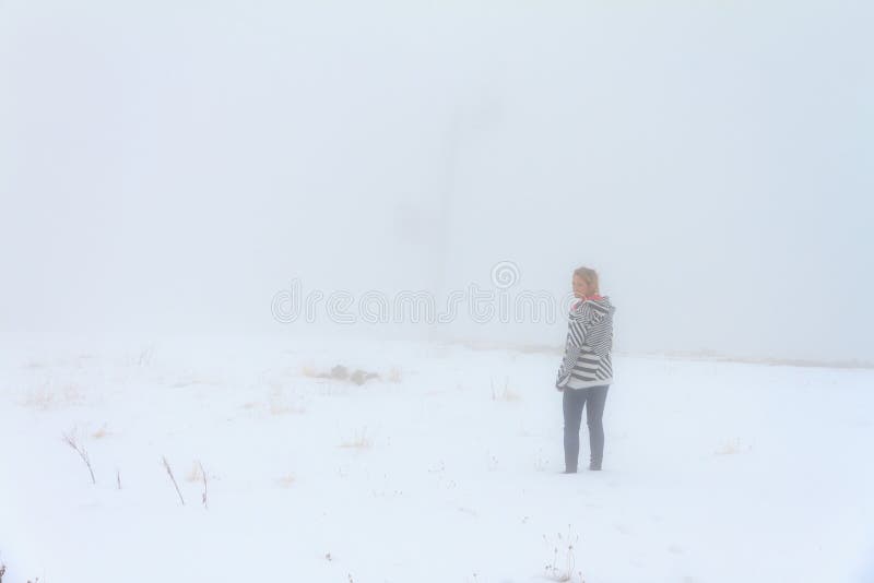Brouillard en parc naturel de Rila images stock Brouillard en parc naturel de Rila images stock